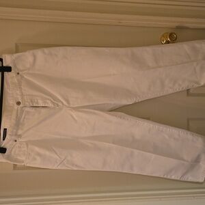 Lands' End‎ Crisp White Jeans NWOT